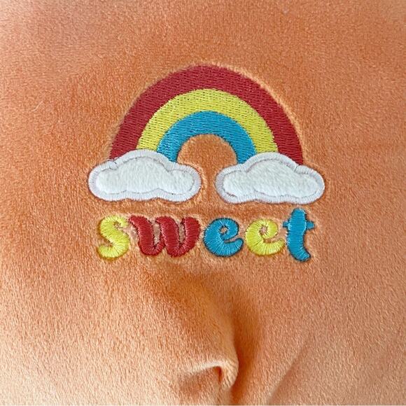 Kawaii Chick Plush Sweet Rainbow Belly Zip Up 18” - Picture 3 of 4